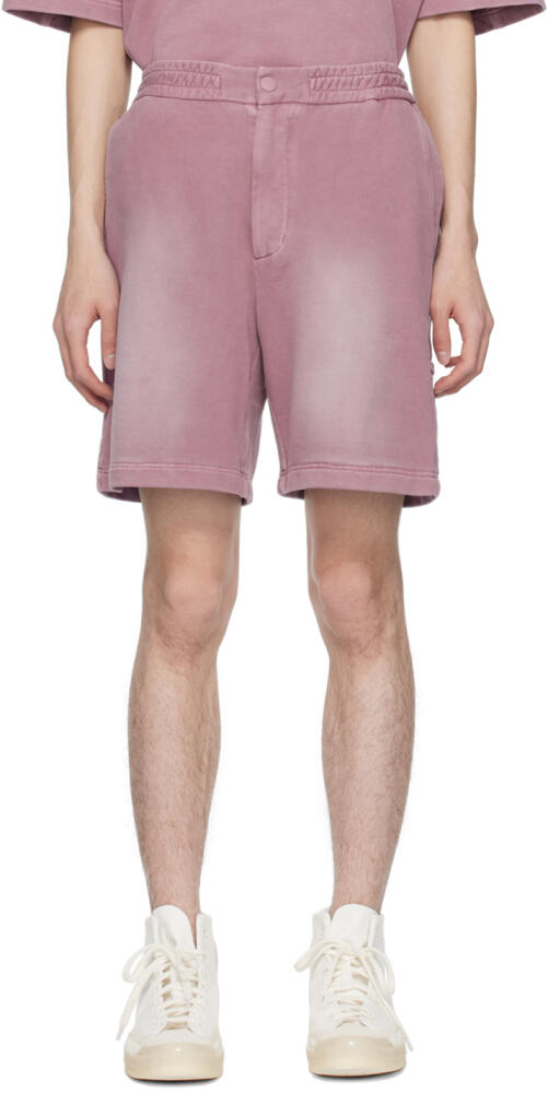 Solid Homme Purple Dyeing Shorts Cover