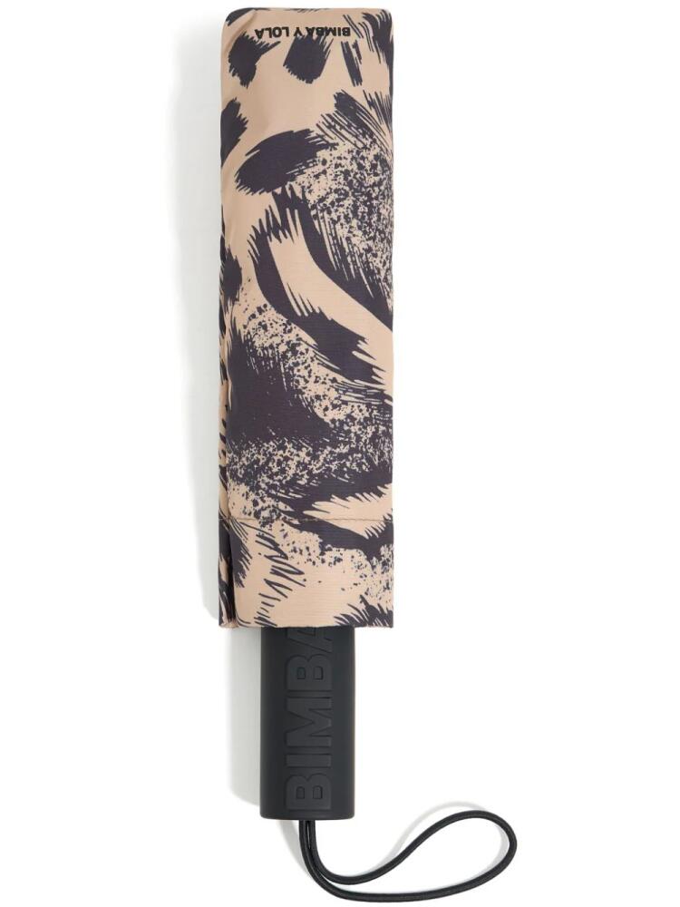 Bimba y Lola animal-print umbrella - Neutrals Cover