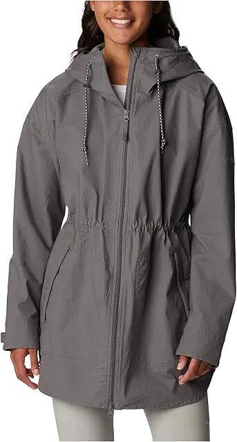 Columbia Sage Lake Long Lined Jacket (City Grey) Women's Clothing Cover