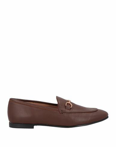 J. a.p. Jose Antonio Pereira Woman Loafers Brown Soft Leather Cover