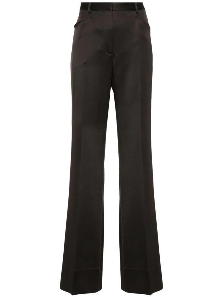 TOM FORD pressed-crease trousers - Brown Cover