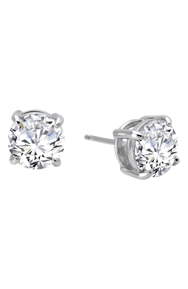 Lafonn Simulated Diamond Stud Earrings in Silver/Clear Cover