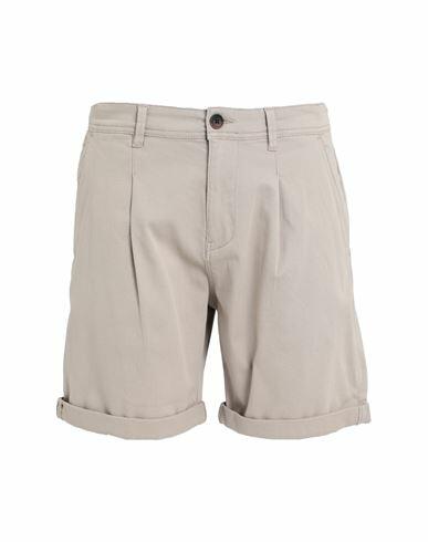 Selected Homme Man Shorts & Bermuda Shorts Khaki Cotton, Organic cotton, Recycled cotton, Elastane Cover