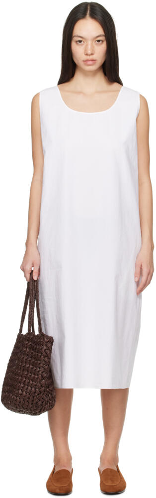 The Row Off-White Janah Midi Dress Cover