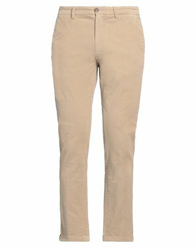 40weft Man Pants Beige Cotton, Elastane Cover