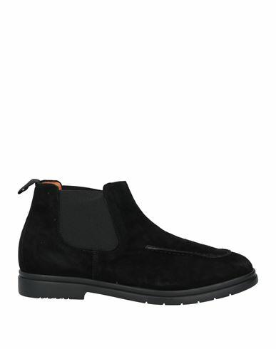 Andrea Ventura Firenze Man Ankle boots Black Leather Cover