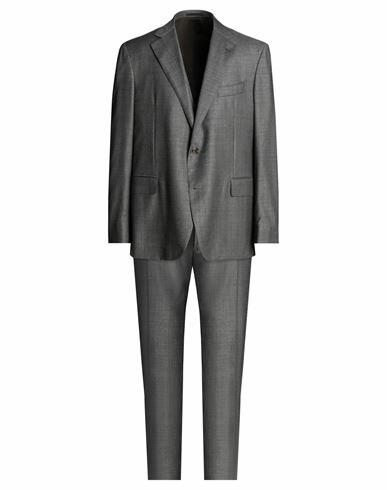 Caruso Man Suit Grey Wool Cover