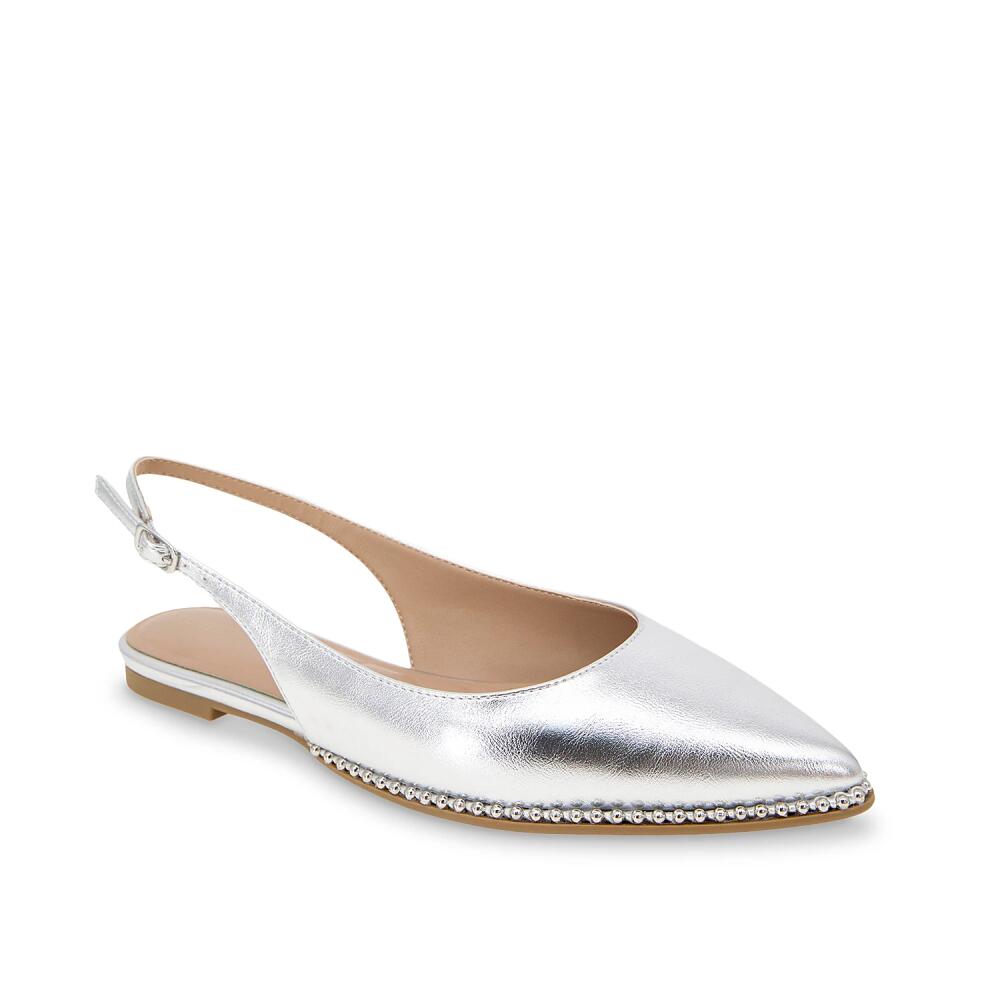 BCBGeneration Valerie Flat | Women's | Silver Metallic Cover