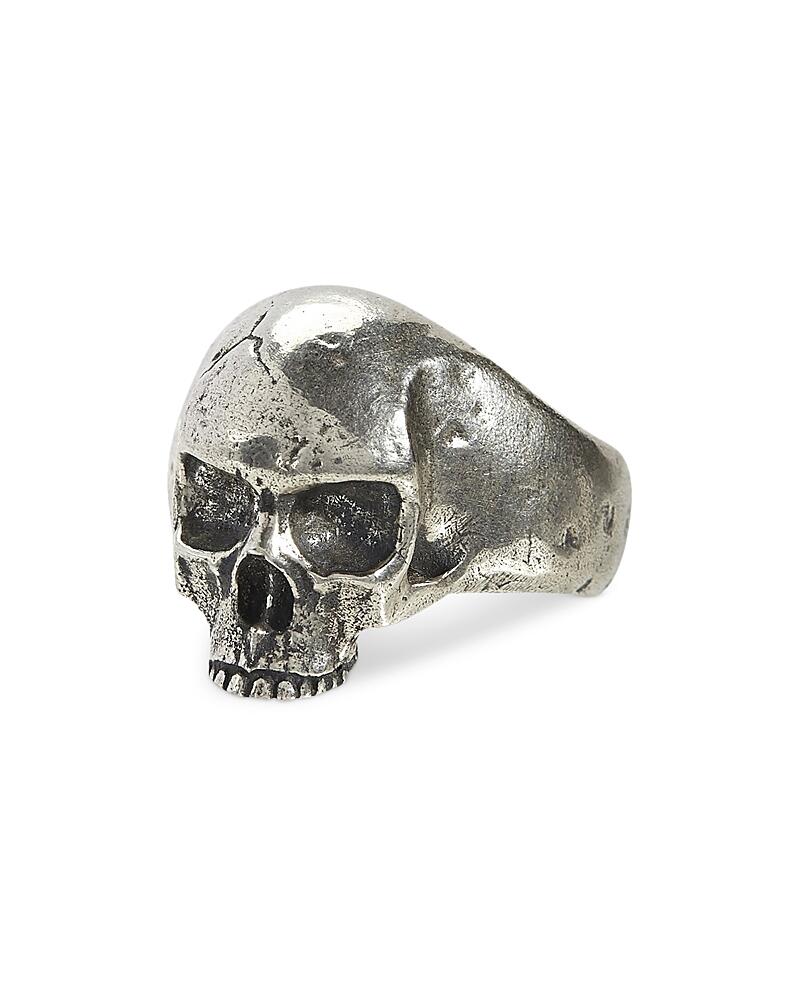 John Varvatos Collection Men's Sterling Silver Skull Statement Ring Cover