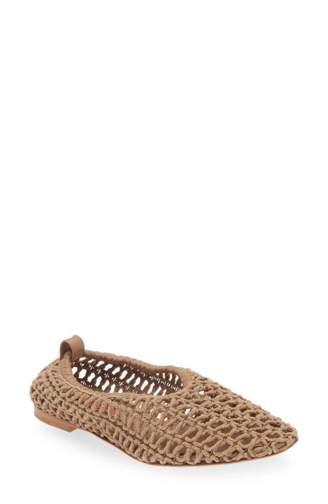 Simon Miller Riad Crochet Flat in Natural Cover