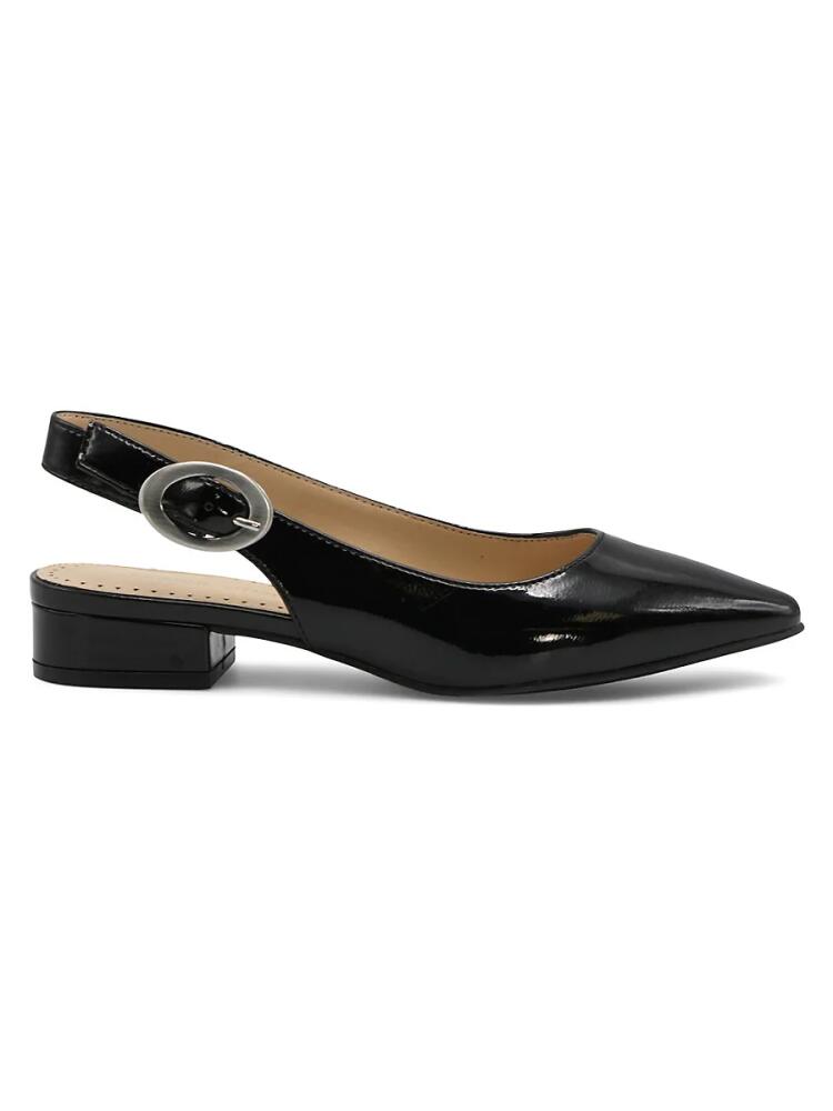 Adrienne Vittadini Women's Papina Block Heel Slingback Pumps - Black Cover