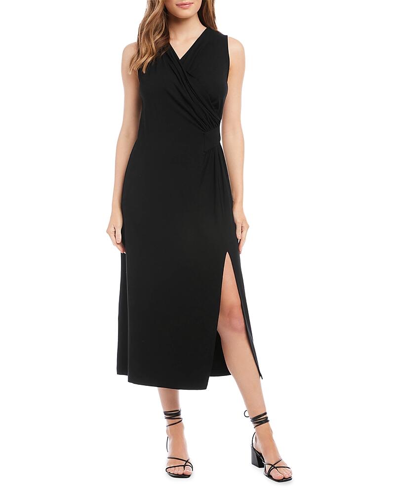 Karen Kane Faux Wrap Midi Dress Cover