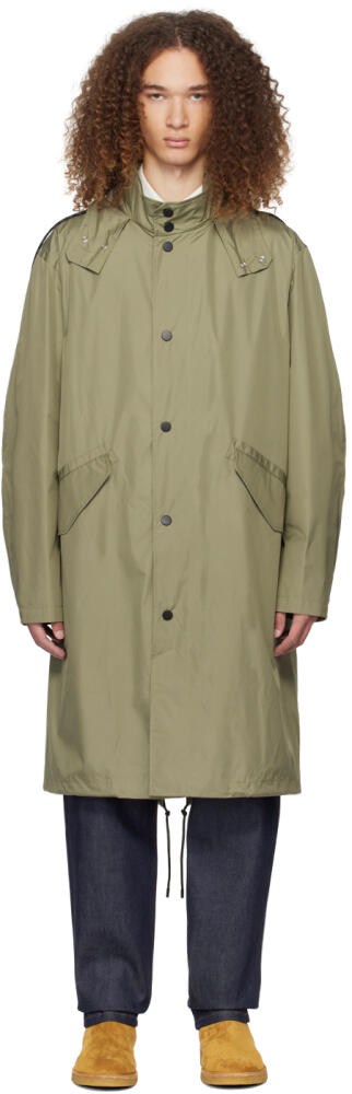 A.P.C. Khaki Antonny Trench Coat Cover