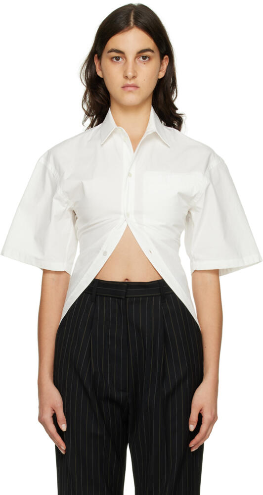 AMBUSH White Asymmetric Shirt Cover