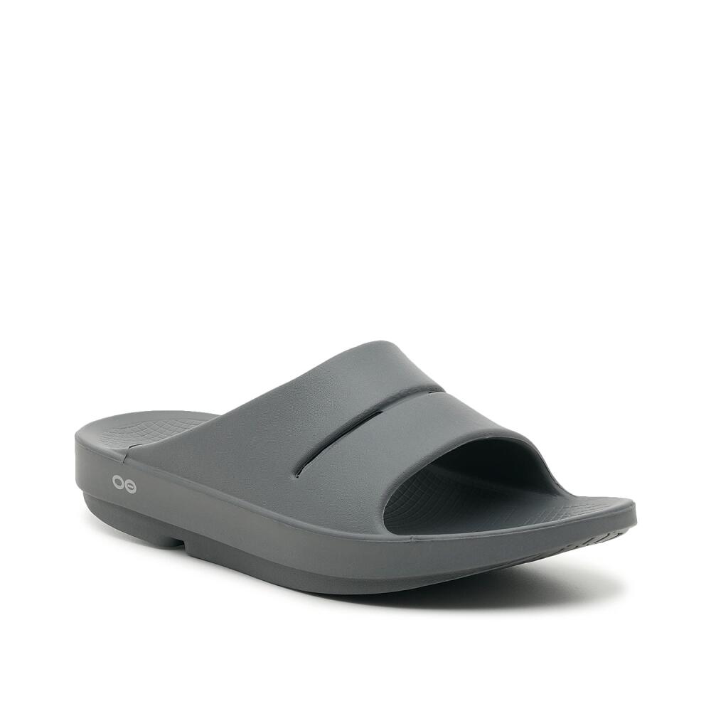 OOFOS Ooahh Slide Sandal | Men's | Grey Cover