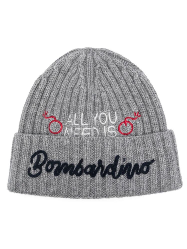 MC2 Saint Barth x Insulti Luminosi Wengen beanie - Grey Cover