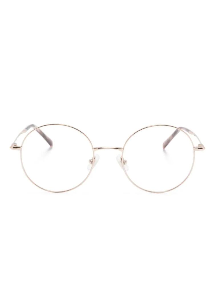 GIGI STUDIOS Ayame round-frame glasses - Pink Cover