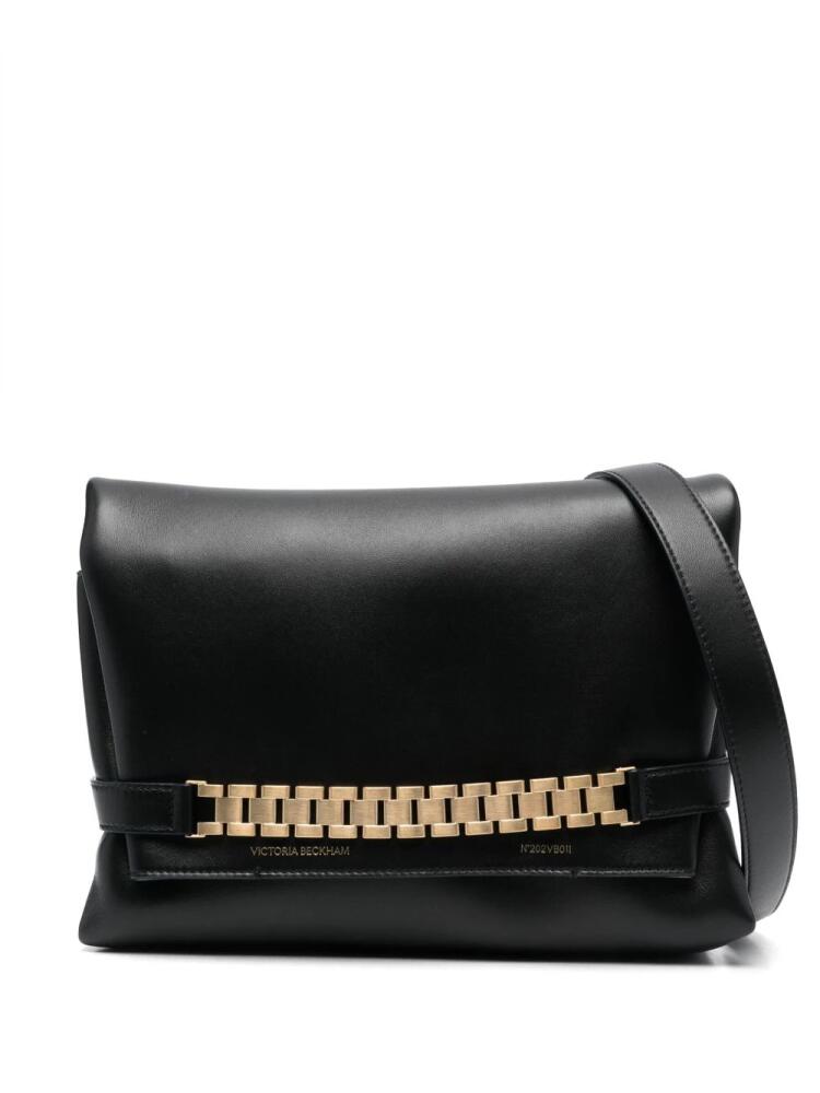 Victoria Beckham mini Chain Pouch leather clutch - Black Cover