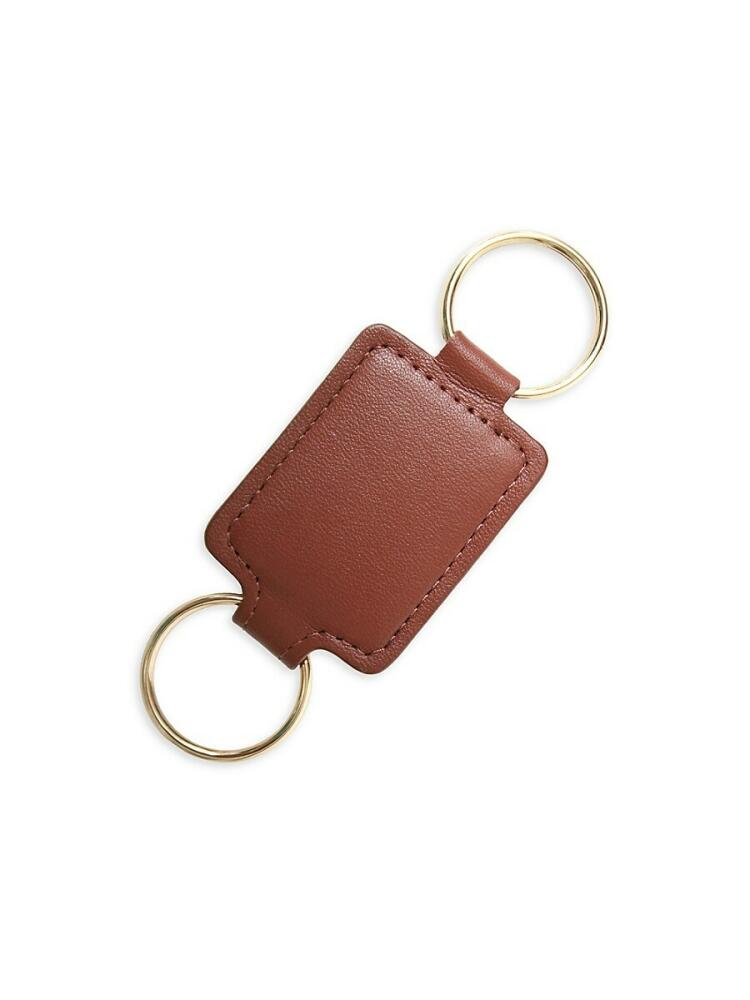 Royce New York Men's Leather Valet Key Fob - Tan Cover