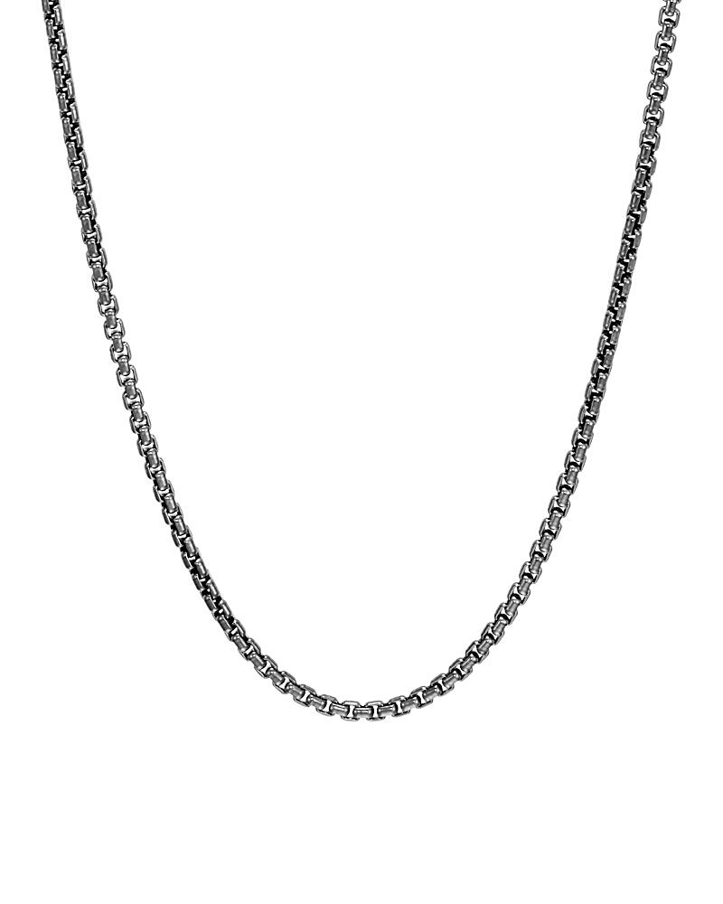 John Hardy Sterling Silver with Satin Matte Black Rhodium Classic Chain Necklace, 22 Cover