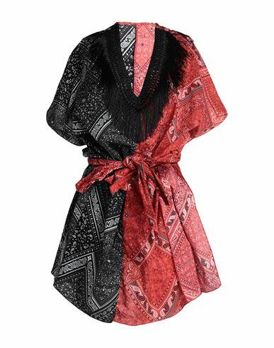 4giveness Woman Cover-up Red Viscose, Polyamide Cover