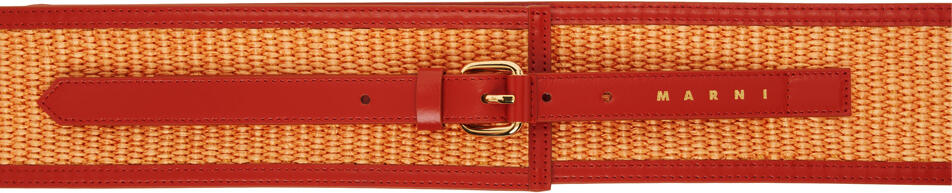 Marni Orange High-Waist Belt Cover