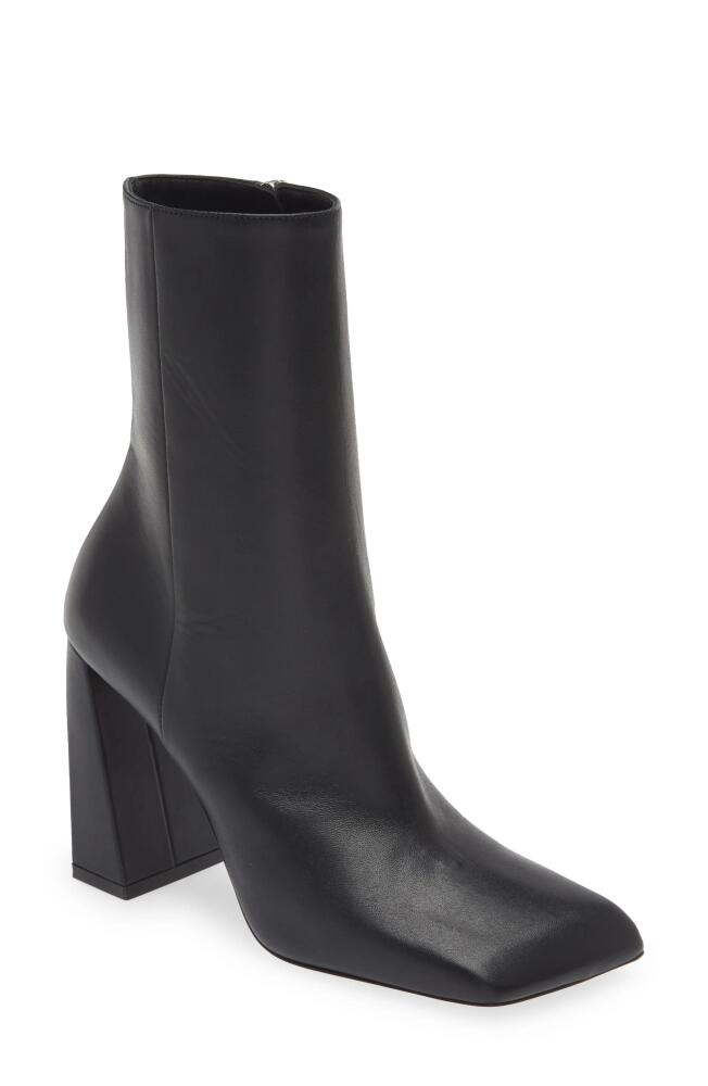 Amina Muaddi Marine Square Toe Bootie in Black Cover