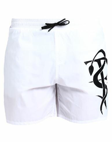 John Richmond Man Swim trunks White Nylon Cover