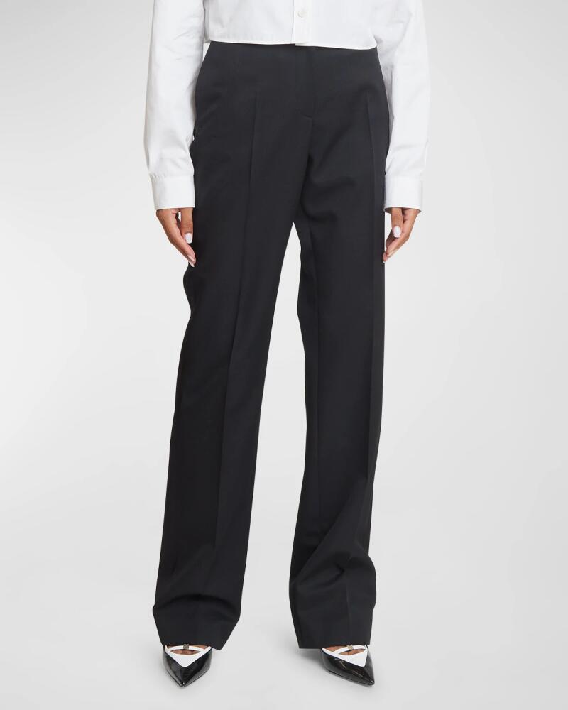 Givenchy Straight-Leg Formal Wool Trousers Cover