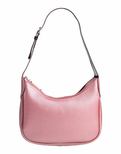 Gum Design Woman Shoulder bag Pastel pink Textile fibers Cover