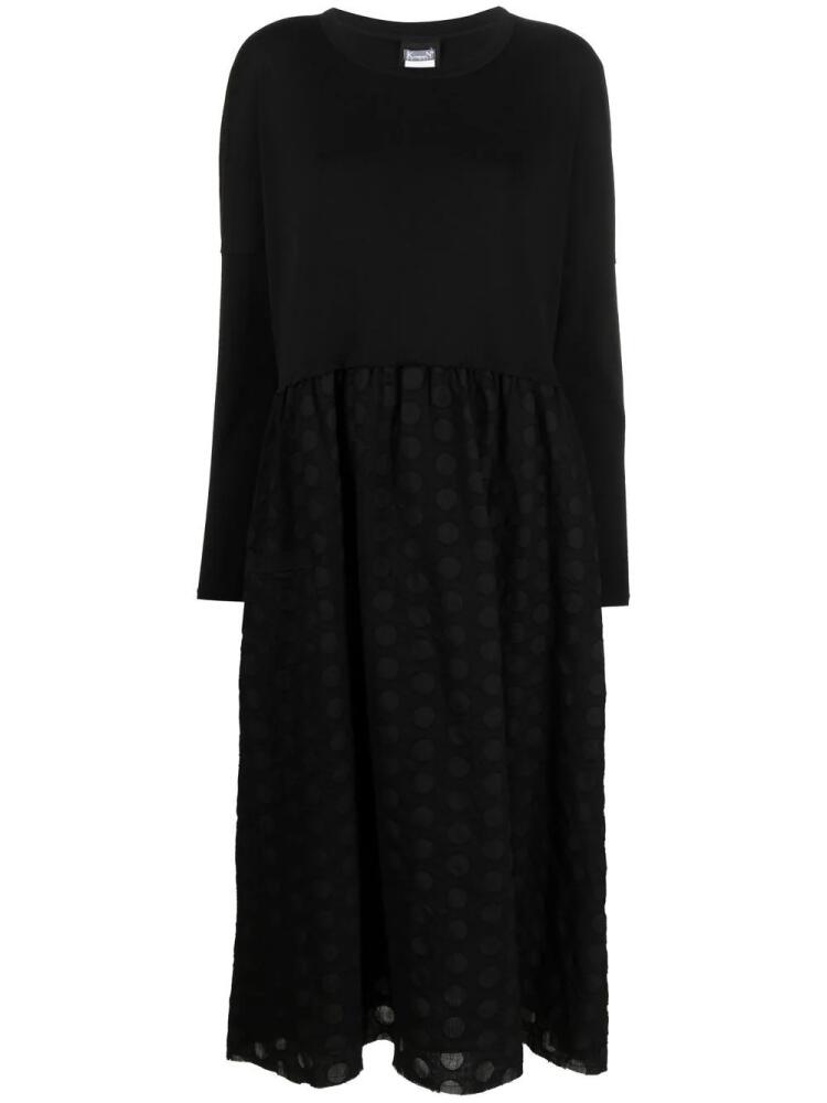 Kristensen Du Nord long-sleeved woollen shift dress - Black Cover