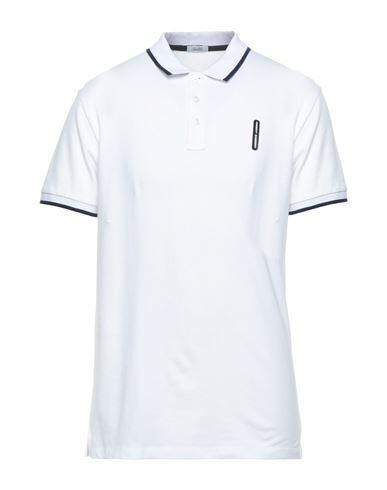 Bomboogie Man Polo shirt White Cotton, Elastane Cover