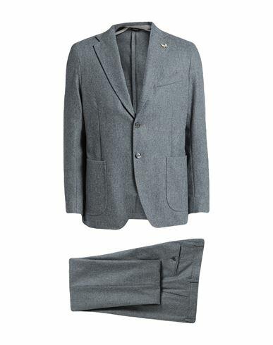 Tombolini Man Suit Grey Virgin Wool Cover