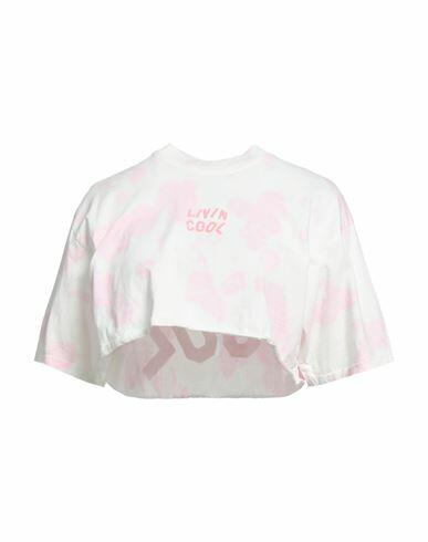 Livincool Woman T-shirt Pink Cotton Cover