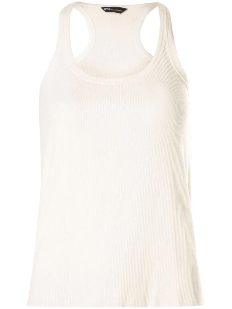 Uma | Raquel Davidowicz ribbed tank top - White Cover