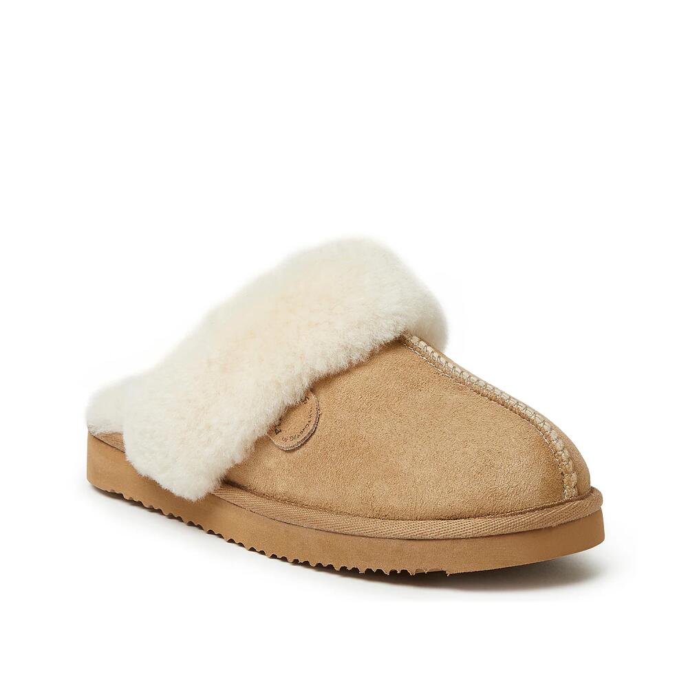 Fireside by Dearfoams Sydney Scuff Slipper | Women's | Sand Cover