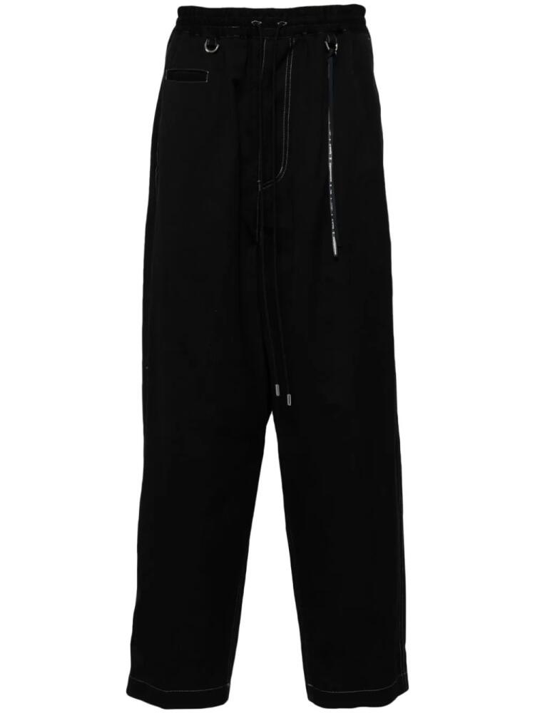 Mastermind Japan skull-print cotton trousers - Black Cover