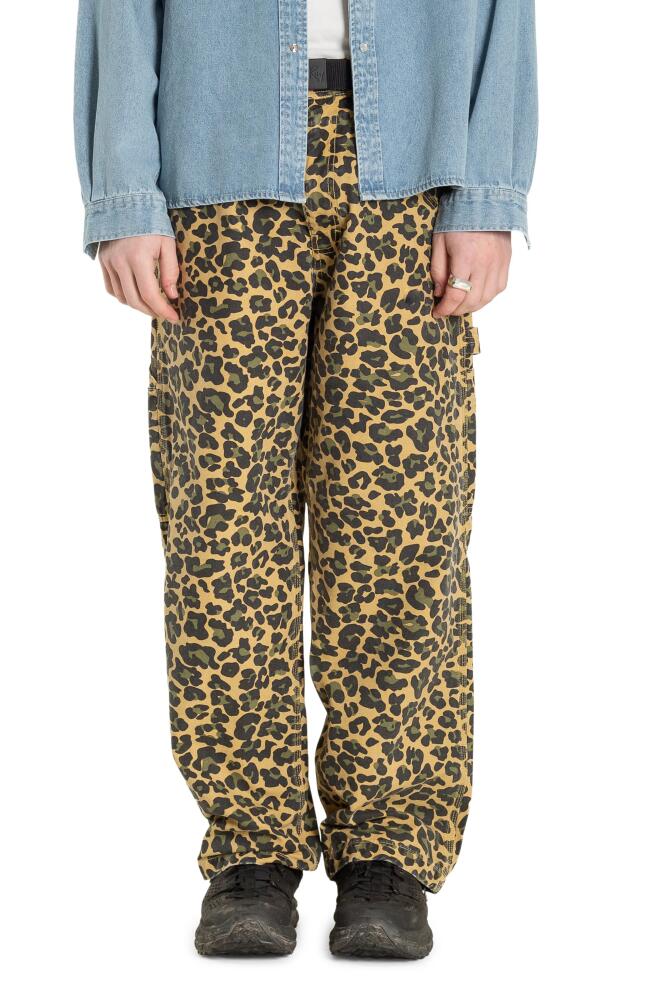 STAN RAY Big Job Leopard Camo Baggy Straight Leg Painter Pants Cover