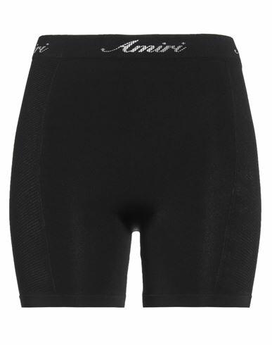 Amiri Woman Shorts & Bermuda Shorts Black Polyamide, Elastane Cover