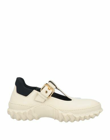 Marni Woman Loafers Ivory Leather Cover