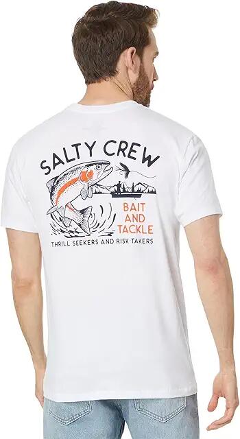 Salty Crew Fly Trap Premium Short Sleeve Tee (White) Men's Clothing Cover