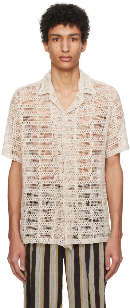 CMMN SWDN Beige Duane Shirt Cover