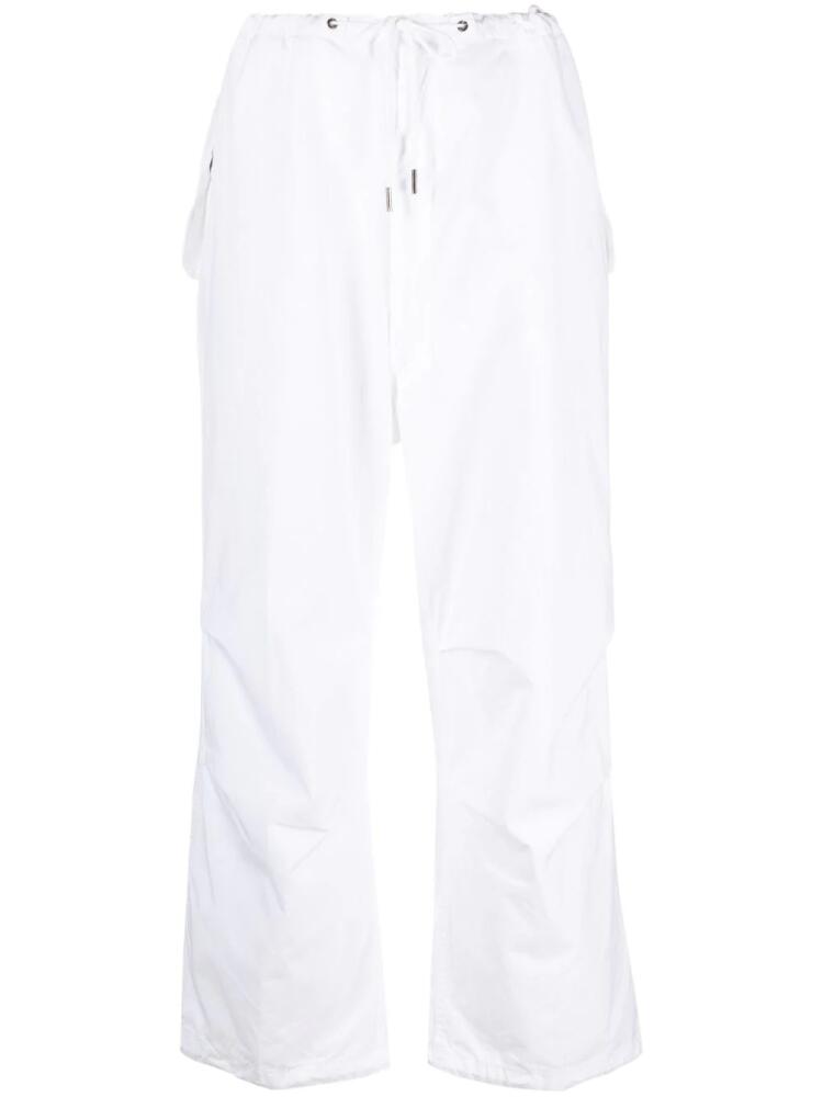 DARKPARK Blair cotton track pants - White Cover