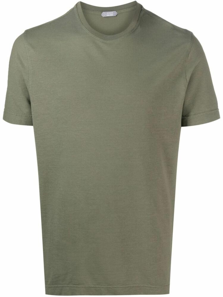 Zanone classic cotton T-shirt - Green Cover