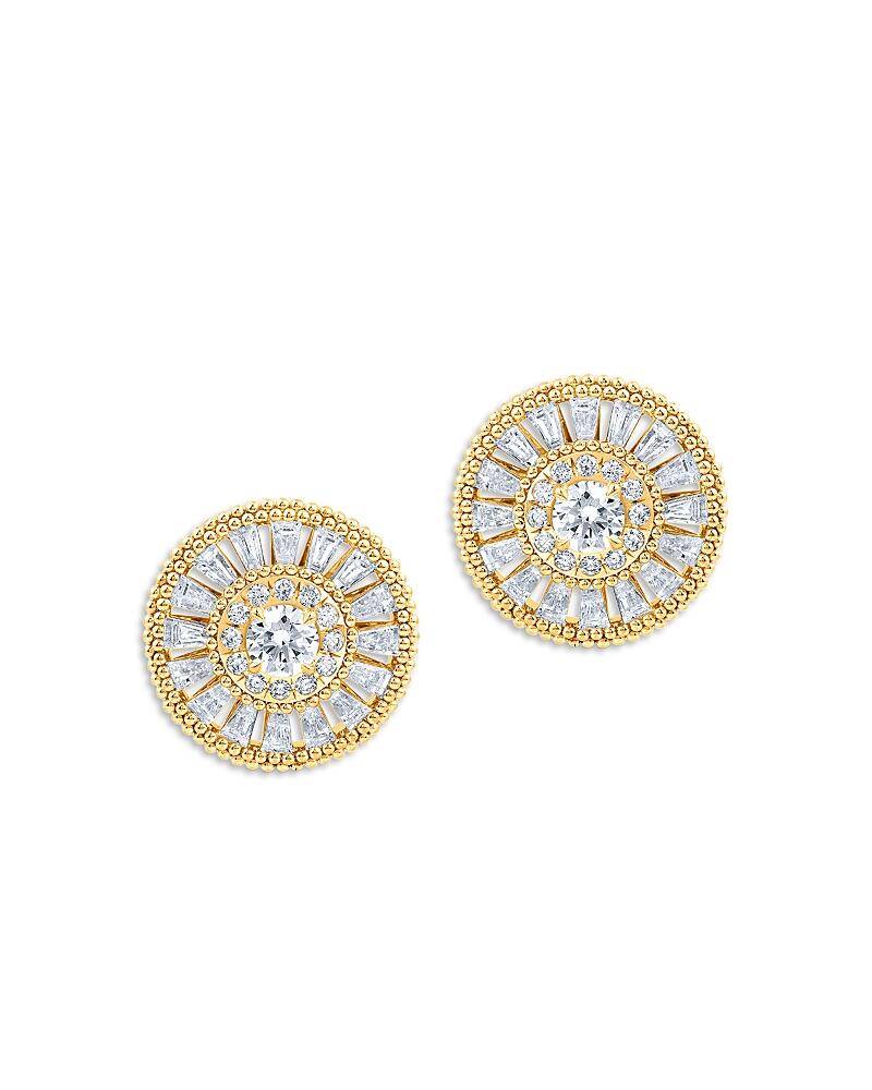 Harakh Diamond Baguette Stud Earrings in 18K Yellow Gold, 2.5 ct. t. w. Cover