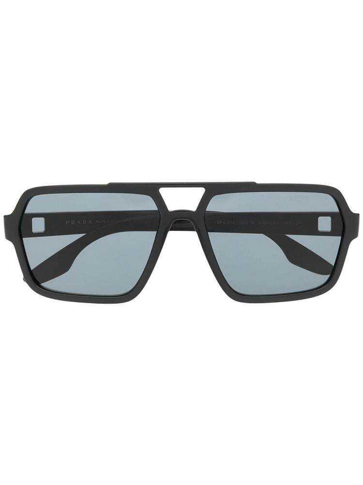 Prada Eyewear navigator tinted sunglasses - Black Cover