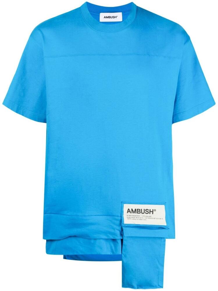 AMBUSH waist-pocket T-shirt - Blue Cover