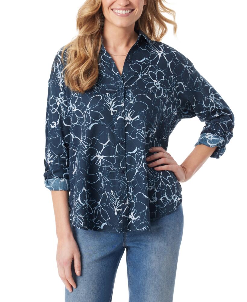 Gloria Vanderbilt Women's Amanda Shirt - Midnight A Cover