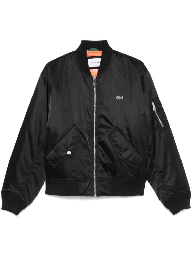 Lacoste padded bomber jacket - Black Cover