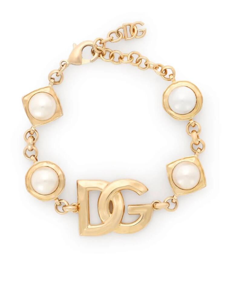 Dolce & Gabbana DG-logo bracelet - Gold Cover